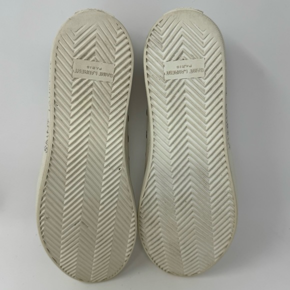 SAINT LAURENT canvas Low-Top Sneakers size 41 - Picture 7 of 9